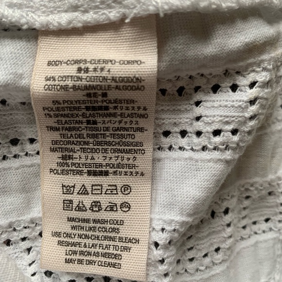 Free people back tie crop top with key hole - Picture 7 of 8